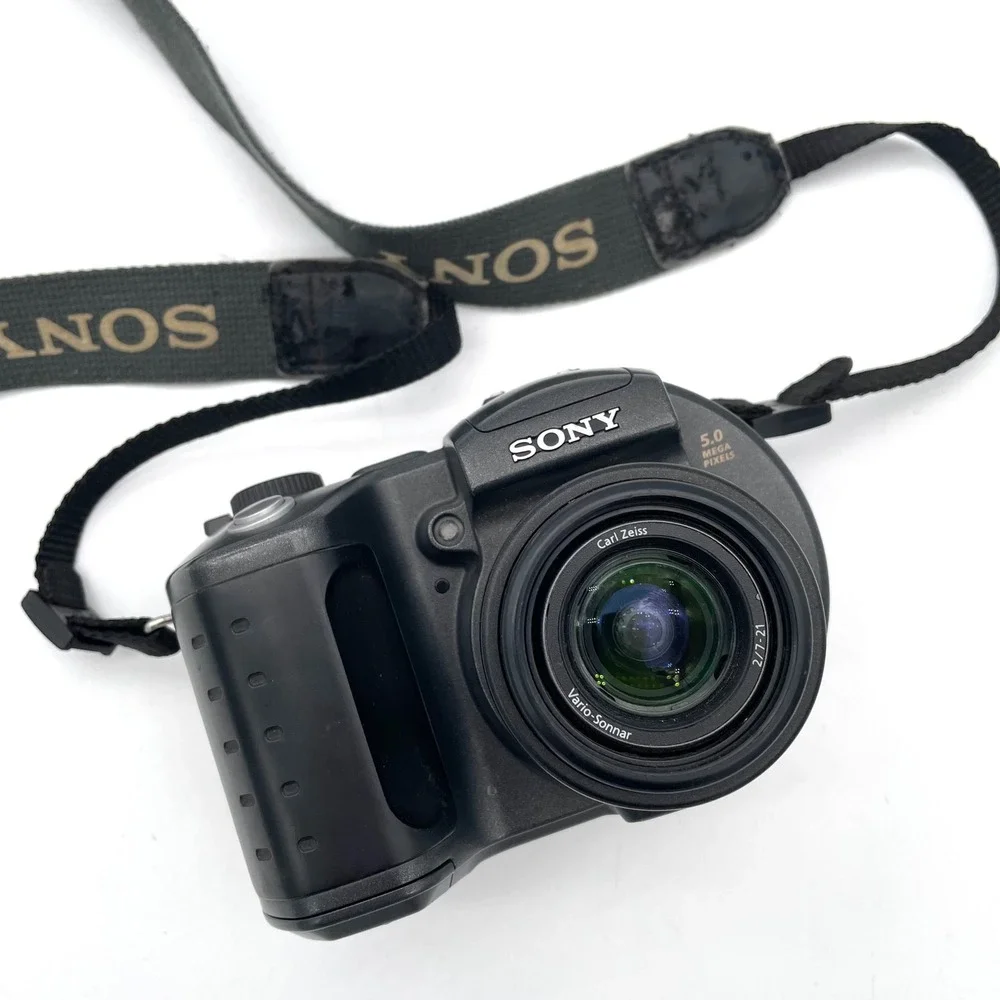 Sony Digital Camera MVC-CD500 Black Good Untested Carl Zeiss Lens 5.0MP